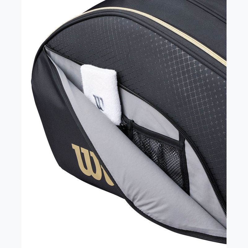Чанта за падел Wilson Defy Padel black/gold 6