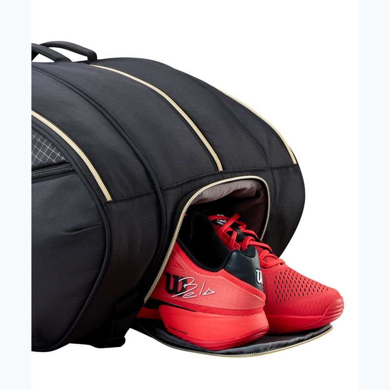 Чанта за падел Wilson Defy Padel black/gold 8
