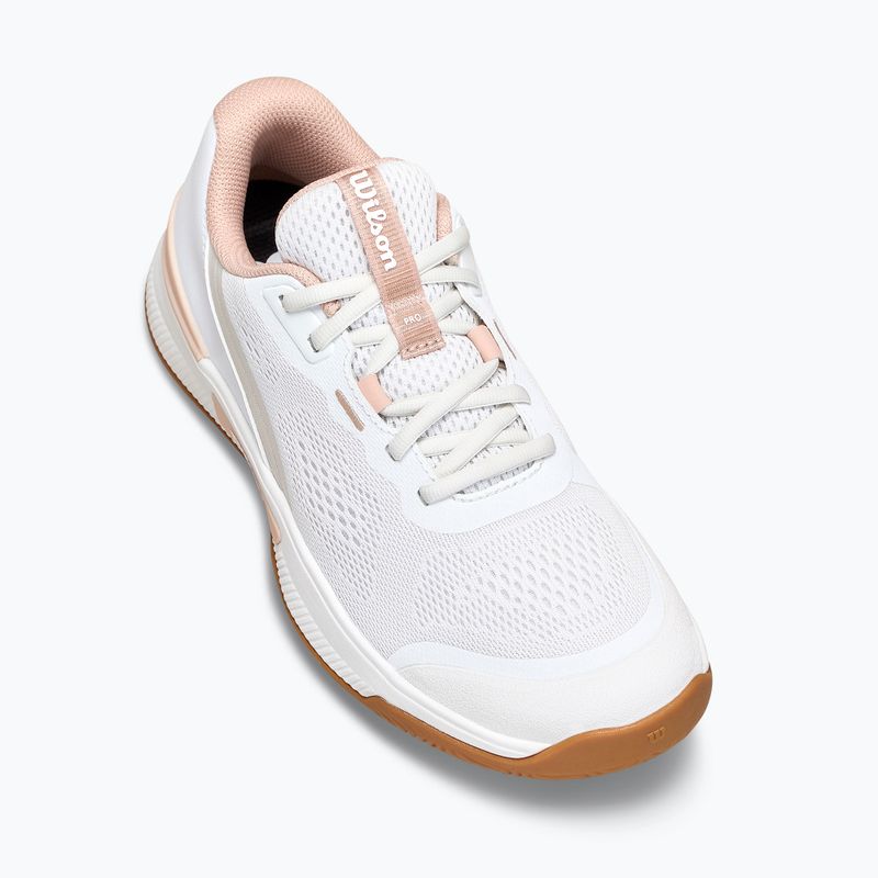 Дамски тенис обувки Wilson Intrigue Pro white/cameo rose/gum 15