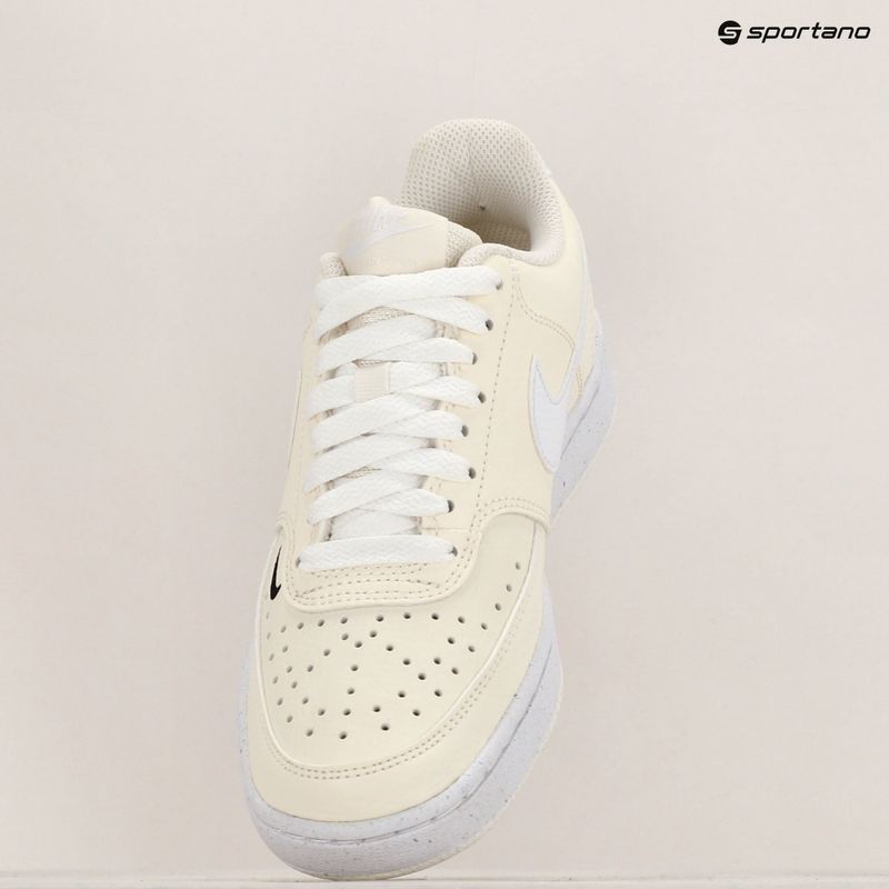 Дамски обувки Nike Court Vision Low Next Nature white/ black/ pale ivory 9