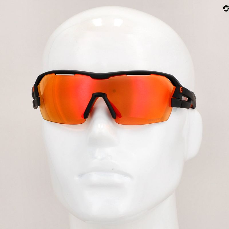 Слънчеви очила SCOTT Spur black matt/orange/red chrome enhancer/clear 6