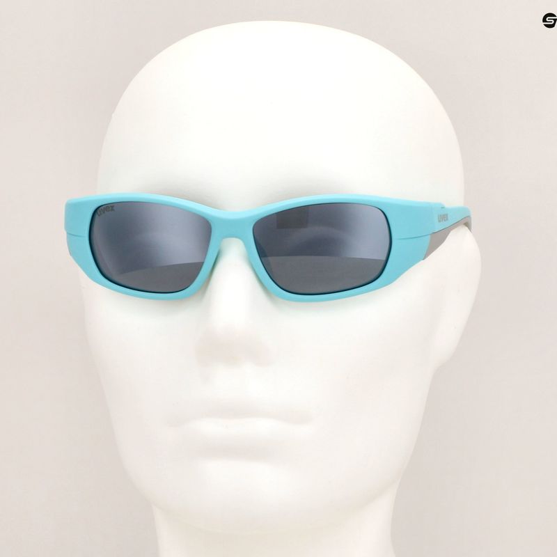Детски слънчеви очила UVEX Sportstyle 514 lightblue matt/mirror silver 6