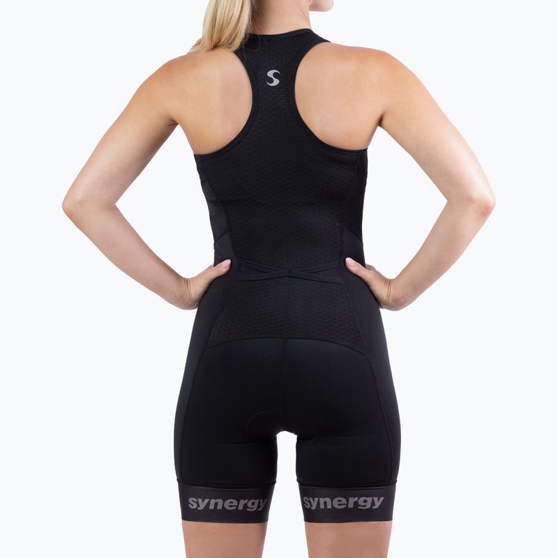 Дамски гащеризон за триатлон Synergy Pro Sleeveless Racerback Trisuit onyx 3