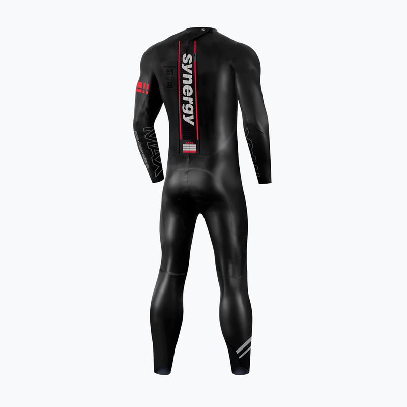 Мъжки неопренов костюм за триатлон Synergy Adrenaline Full Sleeve 5 mm black/red 2