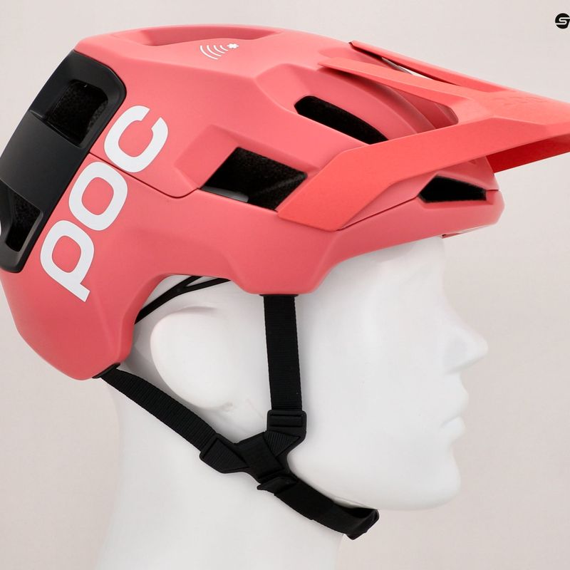 Велосипедна каска POC Kortal Race MIPS ammolite coral/uranium black matt 8