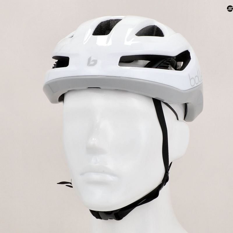 Велосипедна каска Bollé Eco Avio Pure white/grey shiny 11
