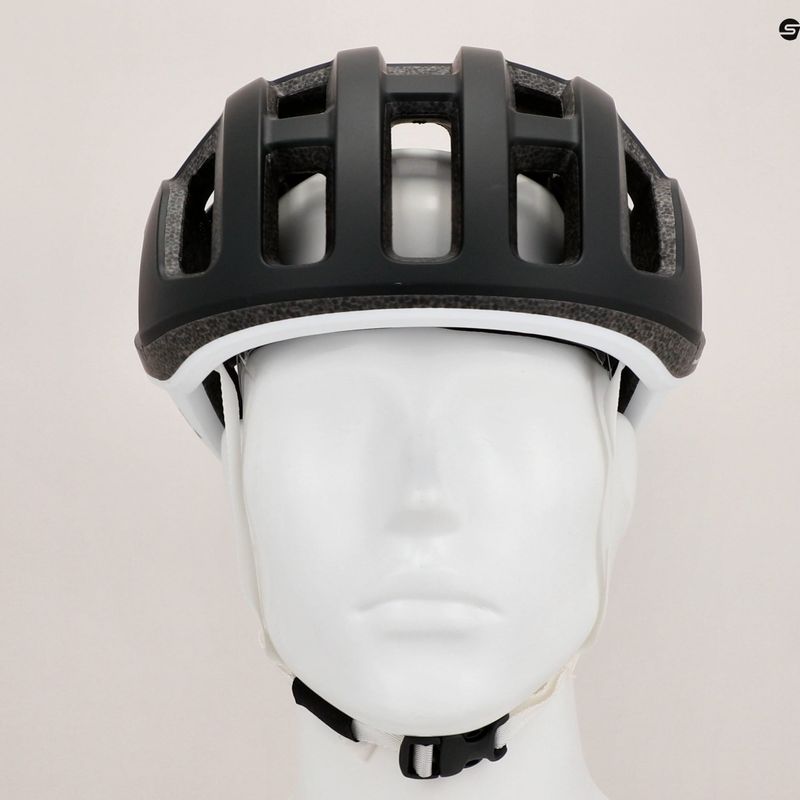 Каска за велосипед POC Ventral Lite uranium black/hydrogen white matt 11