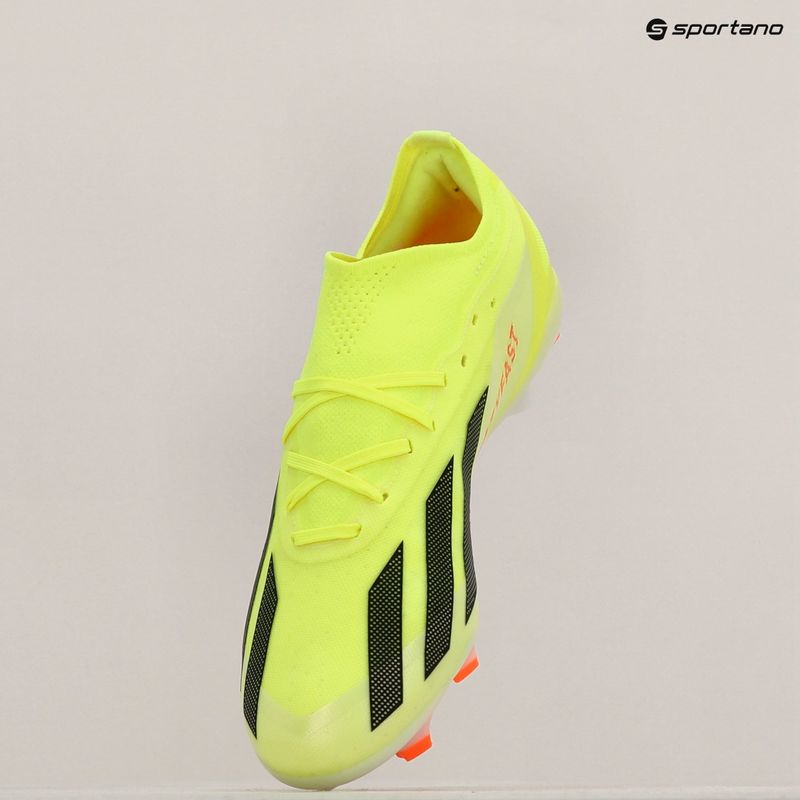 Мъжки футболни обувки adidas X Crazyfast Pro FG team solar yellow/core black/cloud white 10