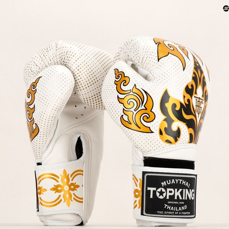 Боксови ръкавици Top King Boxing Kanok white 7