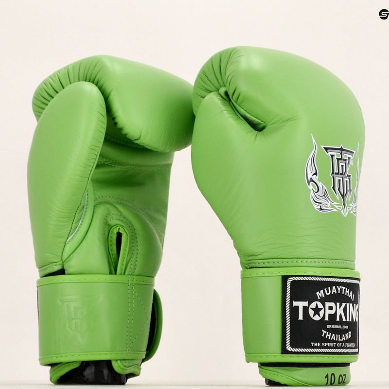 Боксови ръкавици Top King Muay Thai Ultimate green 7