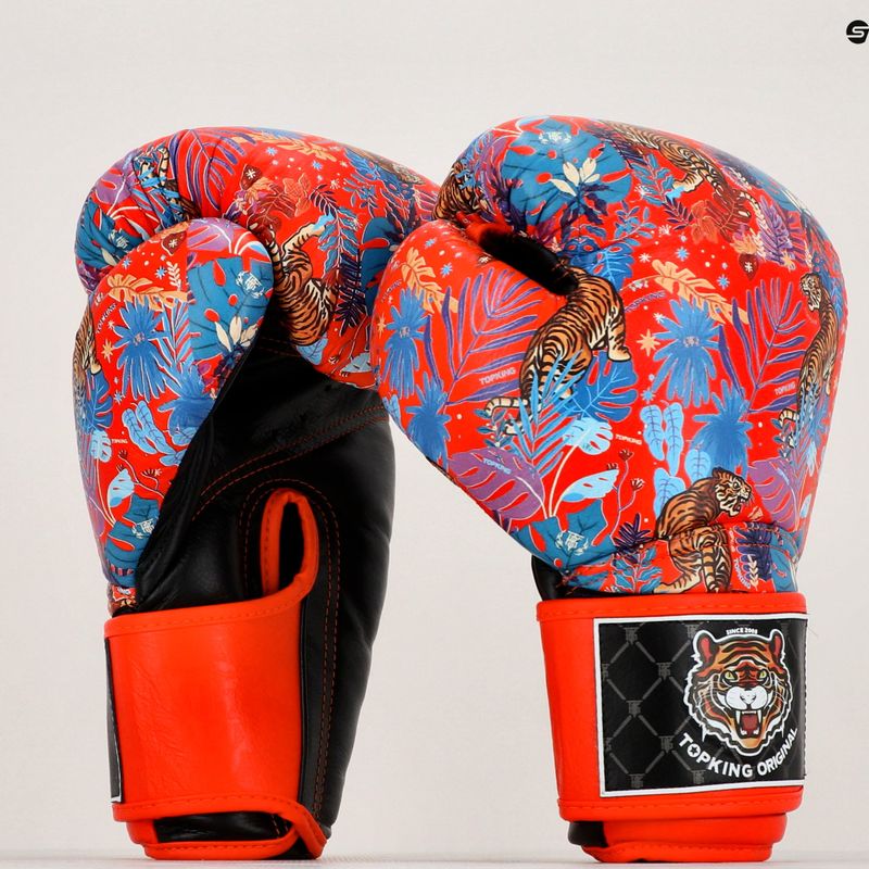 Боксови ръкавици Top King Boxing Wild Tiger black/orange 6