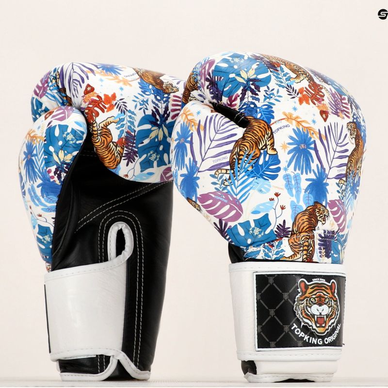 Боксови ръкавици Top King Boxing Wild Tiger black/white 6