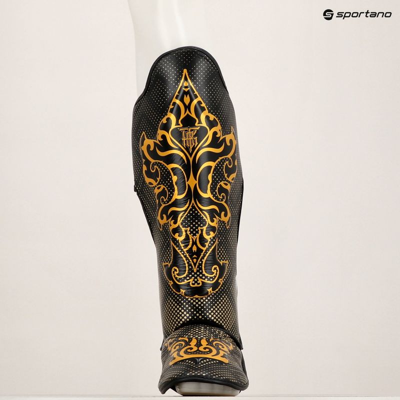 Протектори за подбедрици и стъпала Top King Kanok black 9