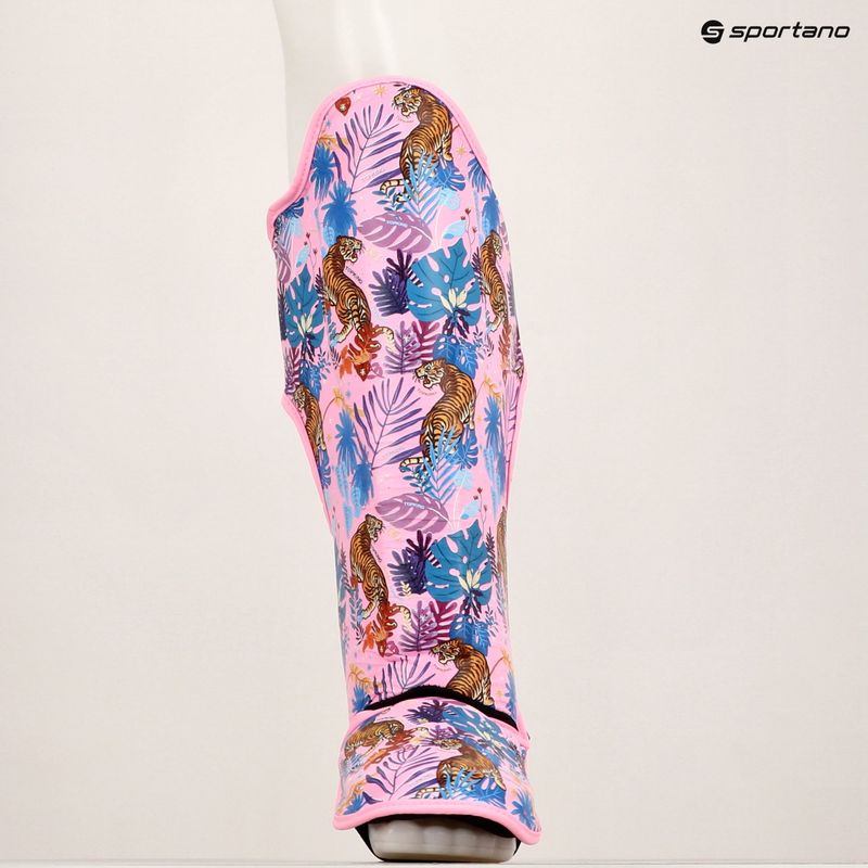 Протектори за подбедрици и стъпала Top King Wild Tiger King pink 6