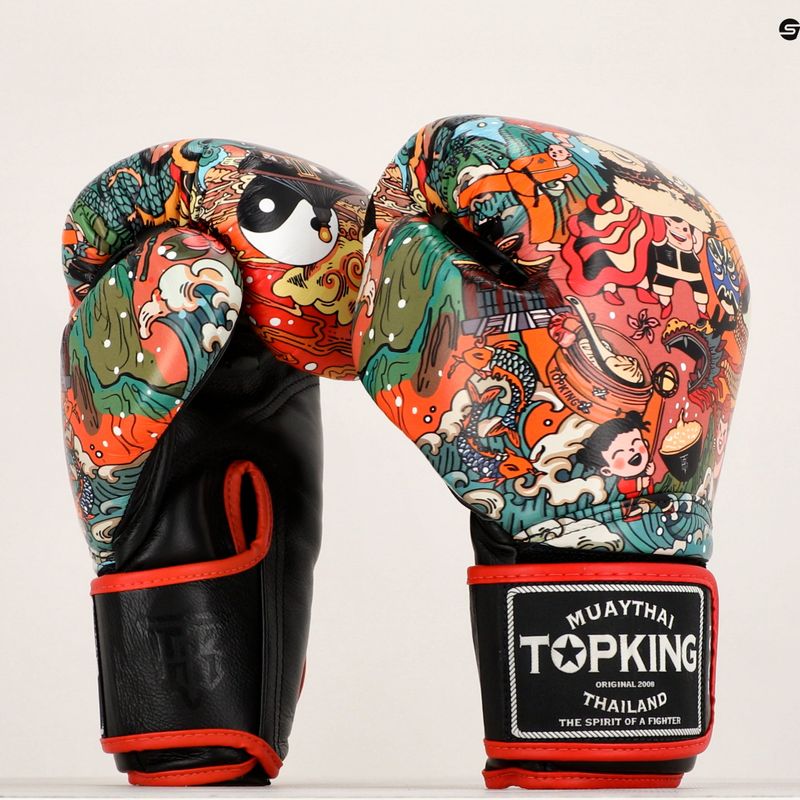 Боксови ръкавици Top King Boxing Culture black/red TKBGCT-2C2 7