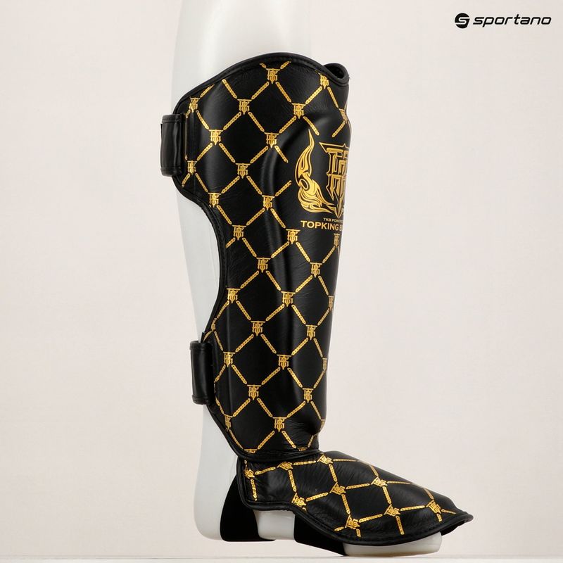 Протектори за подбедрица и стъпала Top King Chain black/gold 6