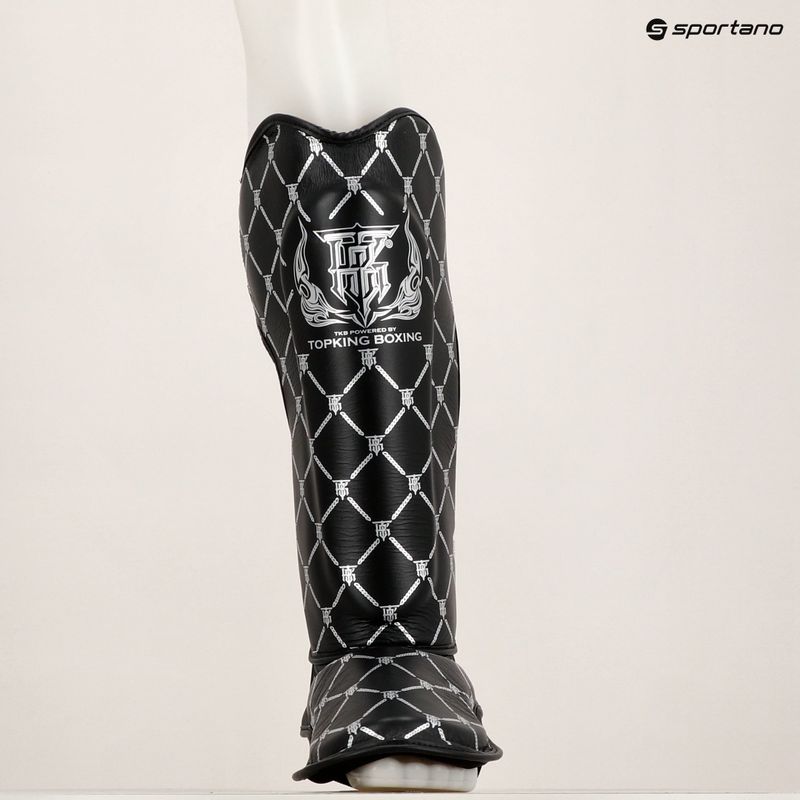 Протектори за подбедрица и стъпала Top King Chain black/silver 6