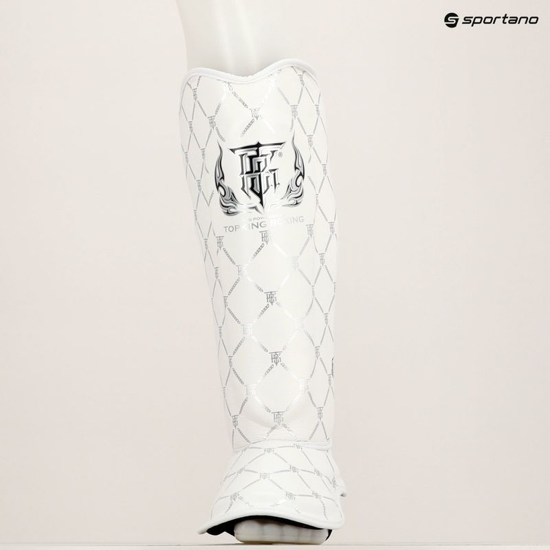 Протектори за подбедрица и стъпала Top King Chain white/silver 6
