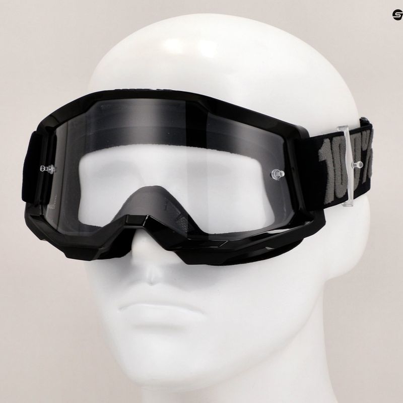 Детски очила за колоездене 100% Strata 2 Junior 50031-00001 black/clear 7