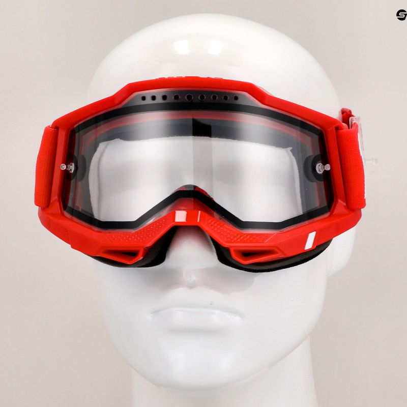 Очила за колоездене 100% Accuri 2 Enduro MTB neon/red/clear 7