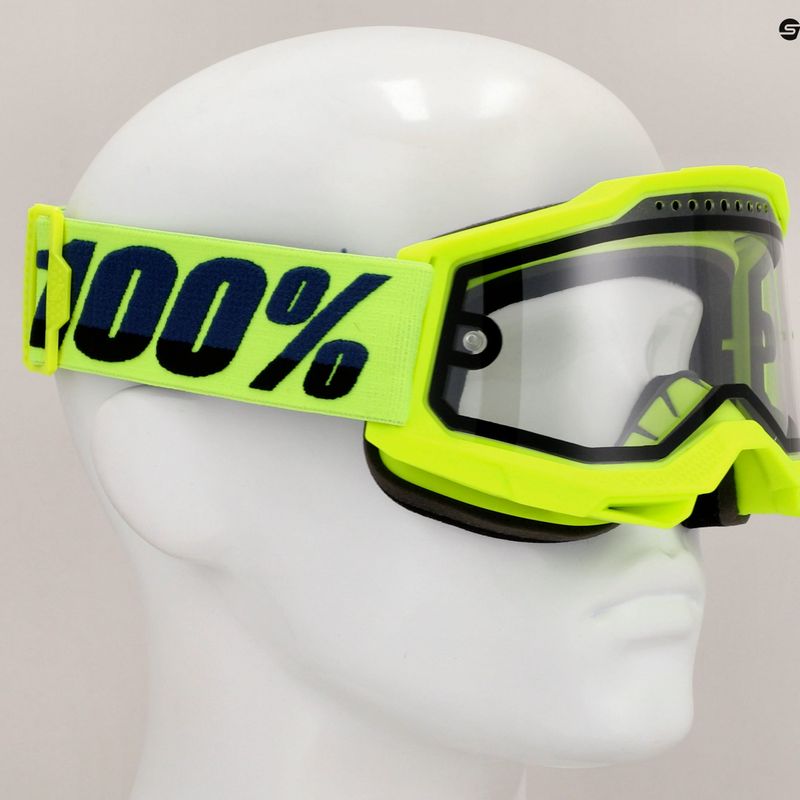 Очила за колоездене 100% Accuri 2 Enduro MTB fluo/yellow/clear 7