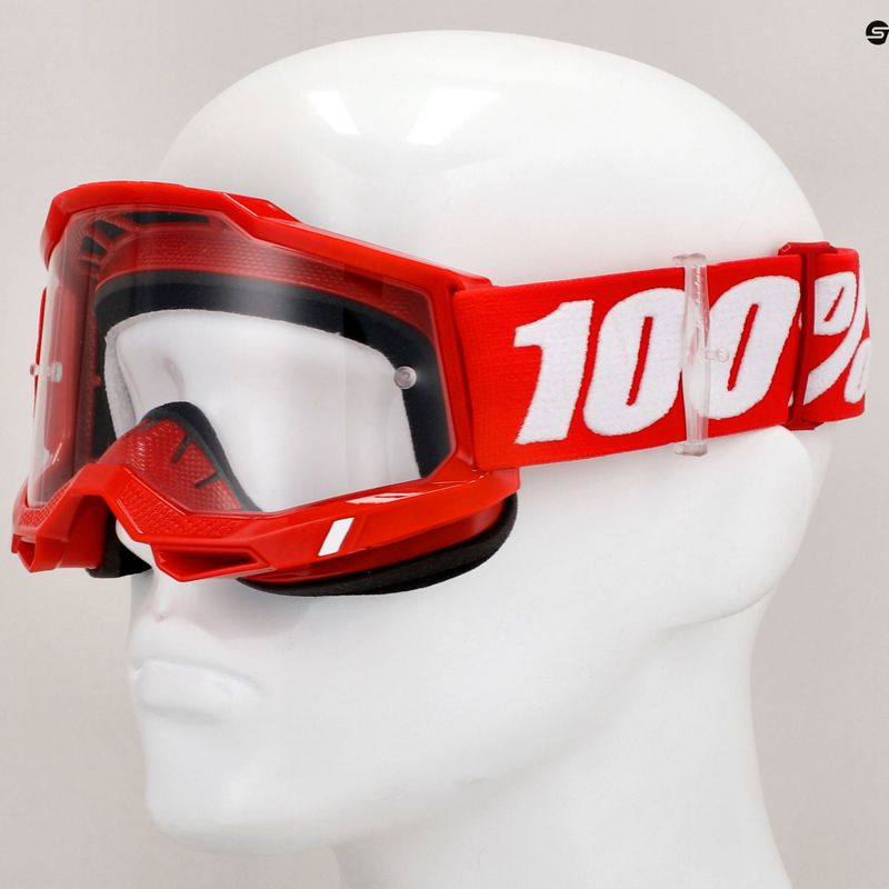 Очила за колоездене 100% Accuri 2 neon/red/clear 7