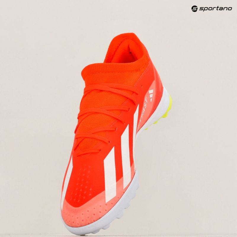 Мъжки футболни обувки adidas X Crazyfast League TF solar red/cloud white/team solar yellow 12