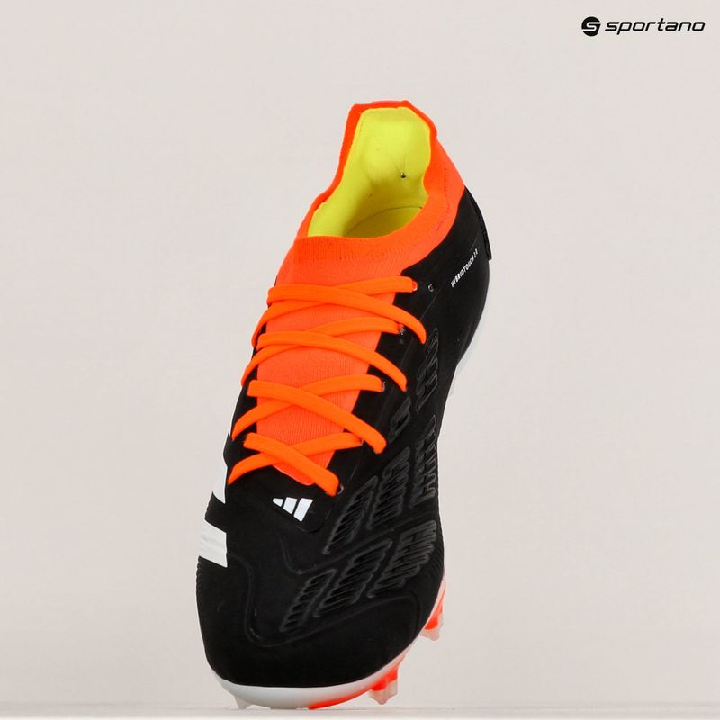 Мъжки футболни обувки adidas Predator Pro FG core black/cloud white/solar red 10