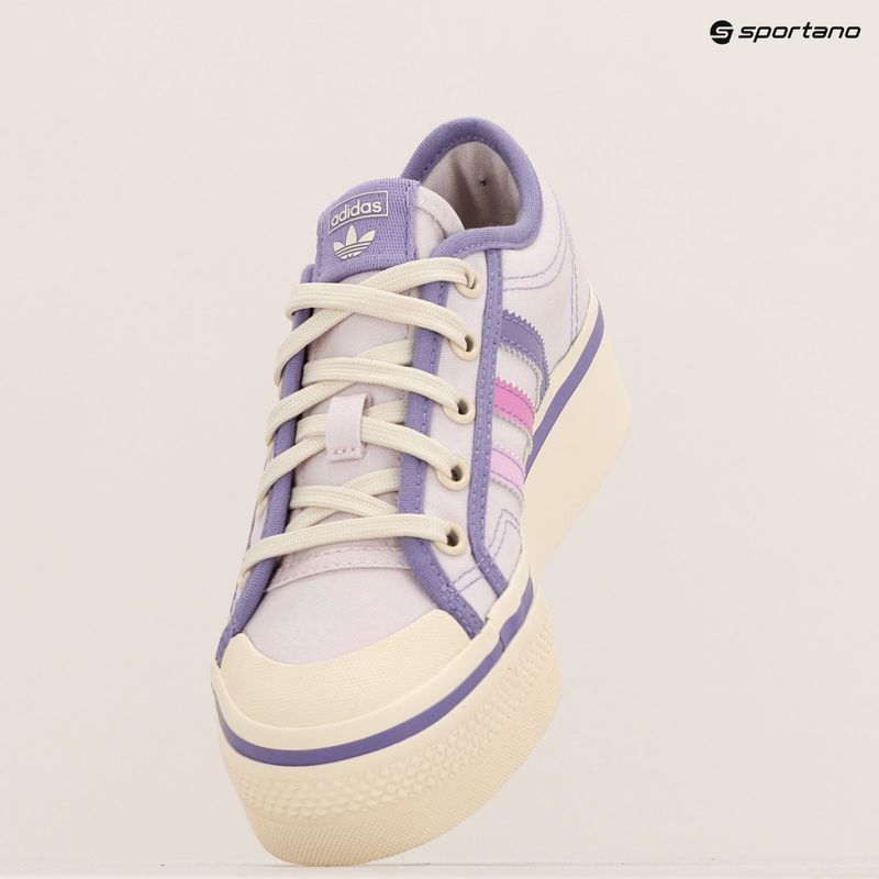 Детски обувки adidas Nizza Platform almost pink/pulse lilac/wonder white 9