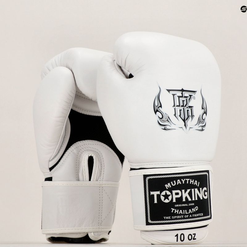 Топ King Muay Thai Ultimate Air боксови ръкавици бели 7