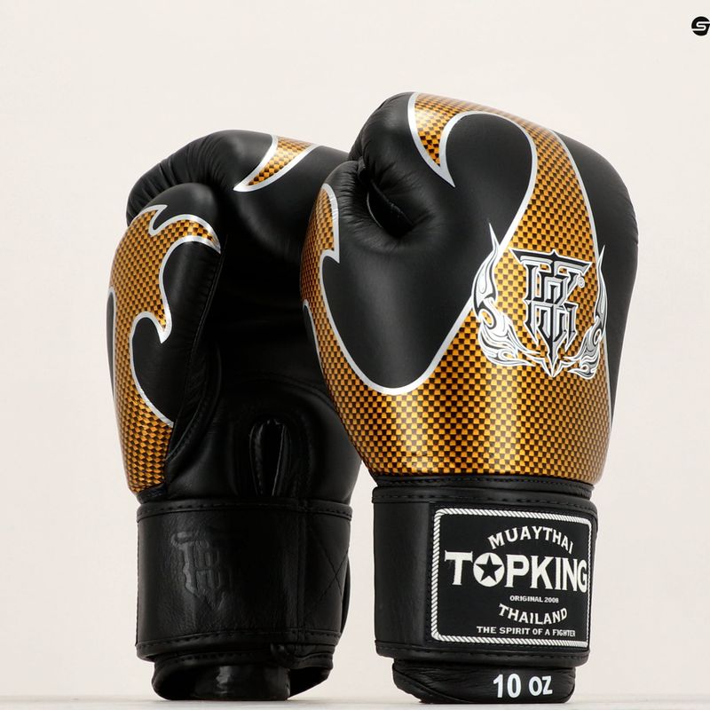 Боксови ръкавици Top King Muay Thai Empower black/gold 7