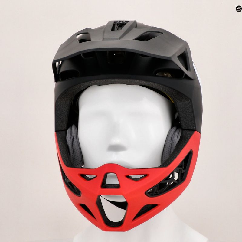 Велосипедна каска Dainese Linea 01 Mips Evo mono matt black/red/nardo grey 10