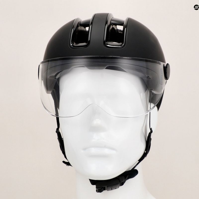 Велосипедна каска ABUS Hud-y Ace velvet black 11