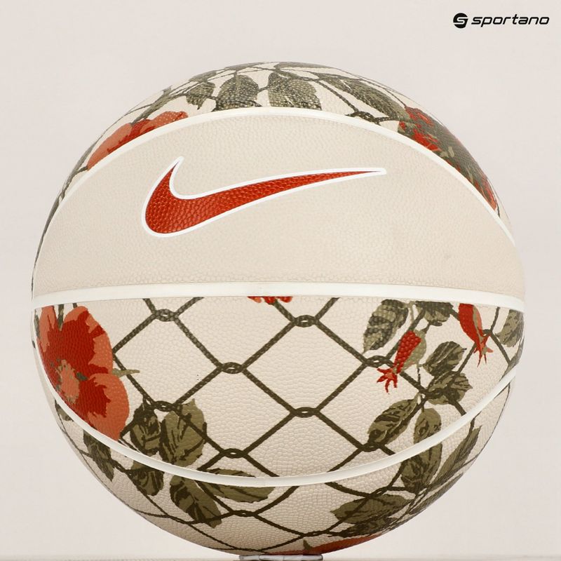 Баскетболна топка Nike 8P PRM Energy Deflated lt orewood brn/white/burnt sunrise размер 7 5