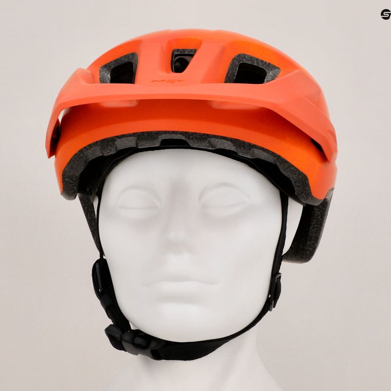 Велосипедна каска MET Echo orange rust matt 9