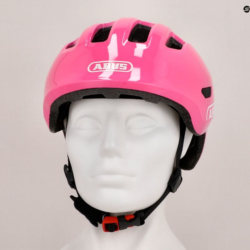 Детска велосипедна каска ABUS Smiley 3.0 shiny pink 8