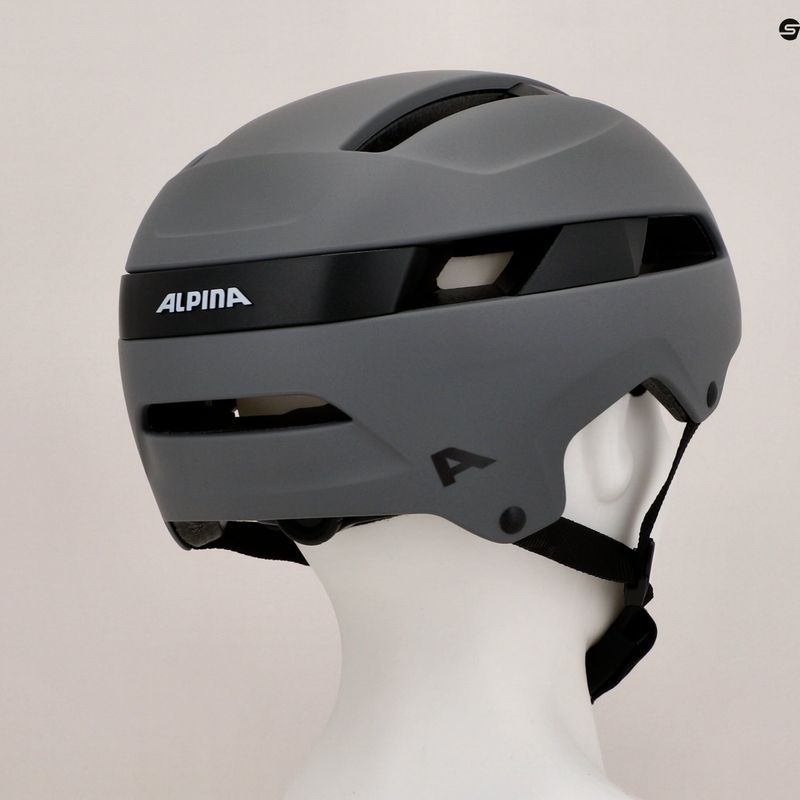 Велосипедна каска Alpina Soho coffee/grey matt 8