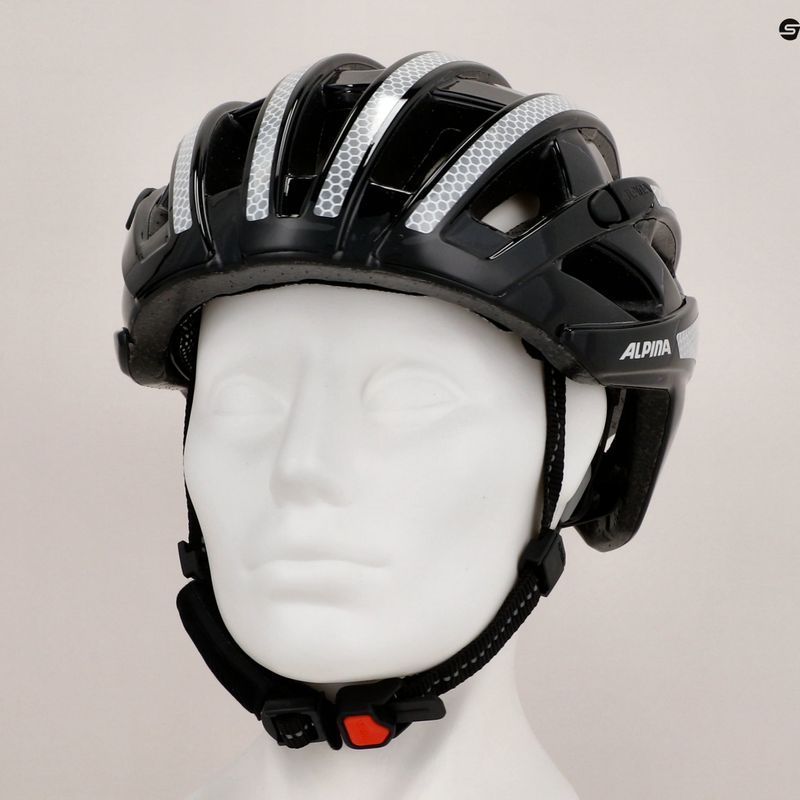 Велосипедна каска Alpina Ravel Reflective black gloss 9