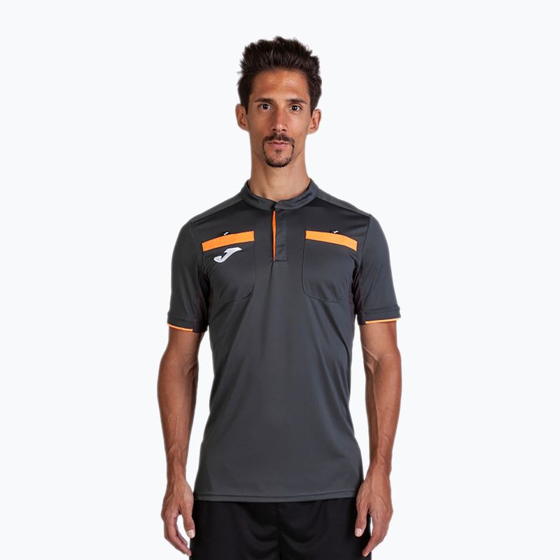Мъжка футболна фланелка Joma Referee сива 101299