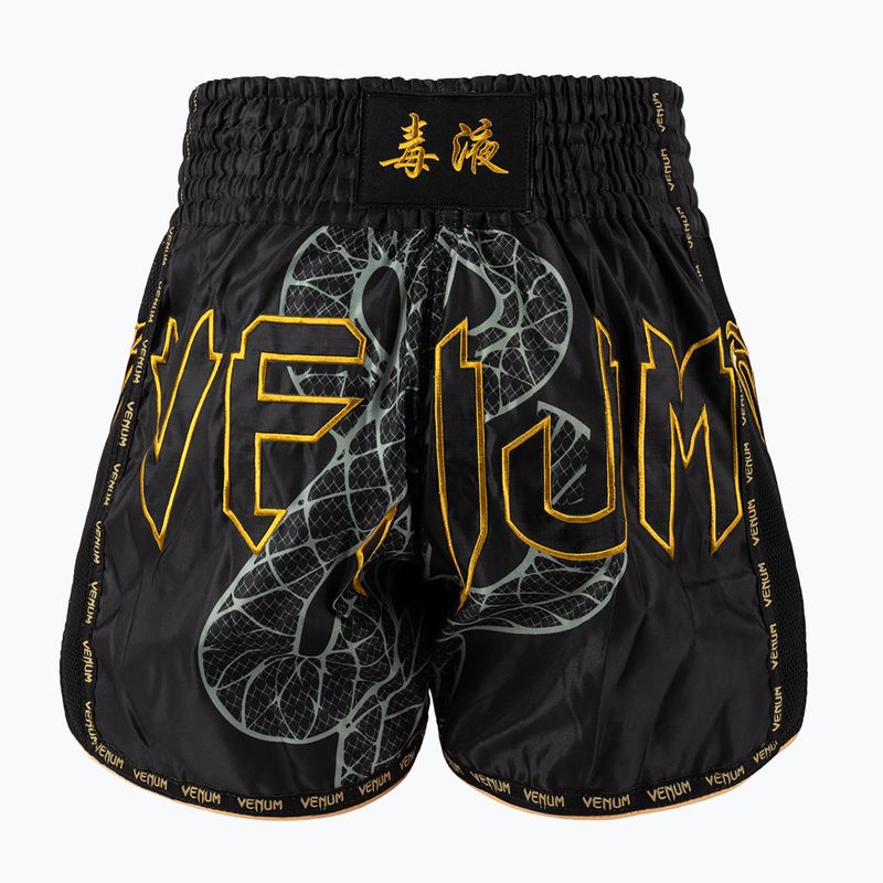 Мъжки шорти за тренировка Venum Serpenti Muay Thai black/silver/gold 2