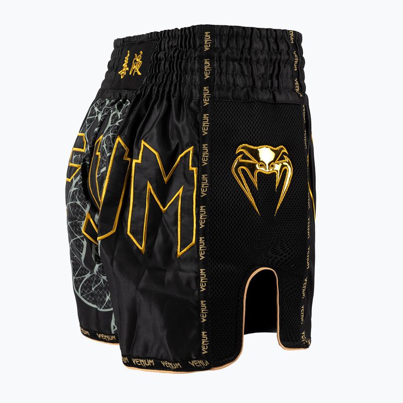 Мъжки шорти за тренировка Venum Serpenti Muay Thai black/silver/gold 4