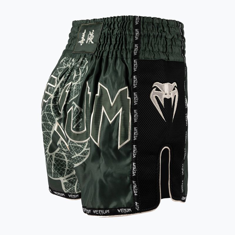Мъжки шорти за тренировка Venum Serpenti Muay Thai khaki/bronze/ivory 4