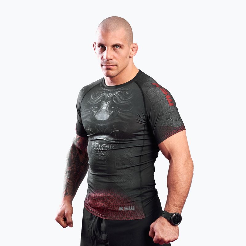 KSW Last Samurai мъжки Rashguard черен 5