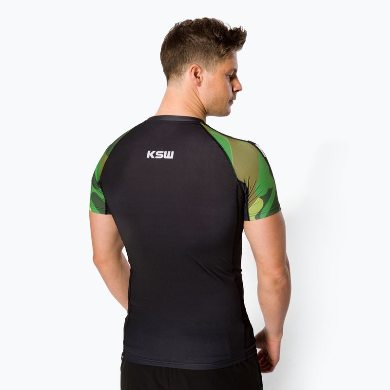 Мъжки рашгард KSW Camo black 3