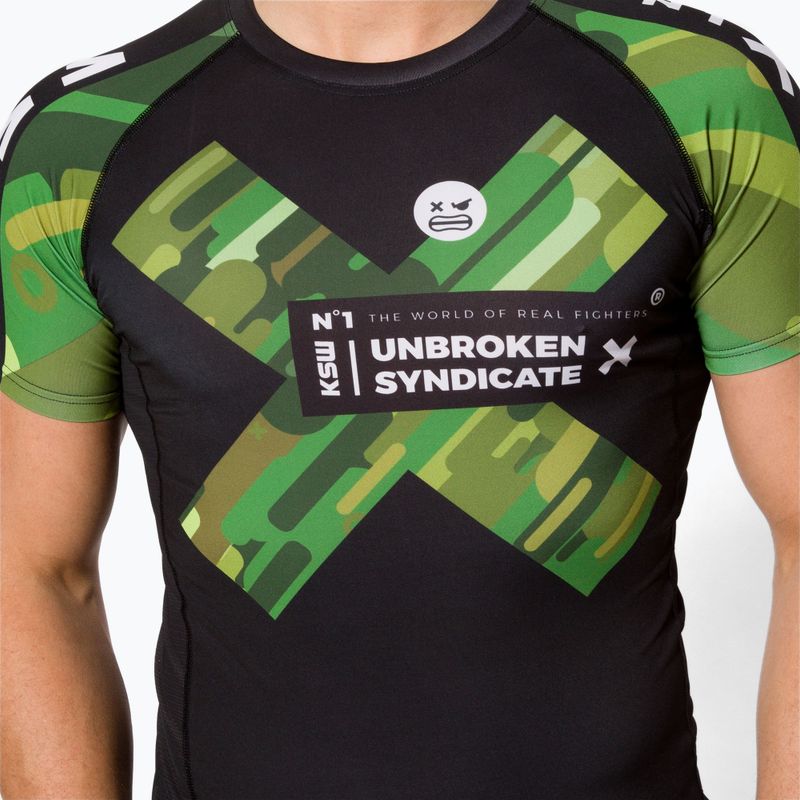 Мъжки рашгард KSW Camo black 4