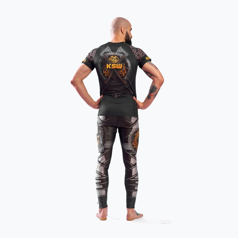 ММА гамаши KSW Mad Viking мъжки черни 2