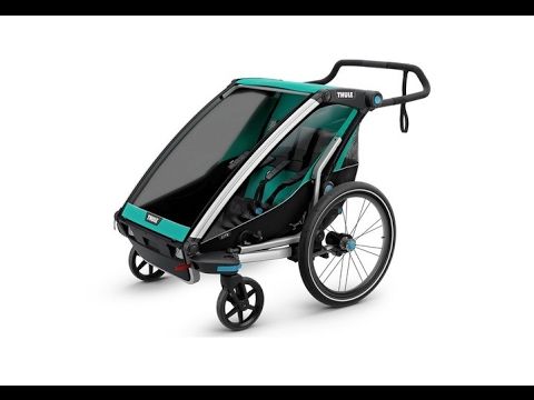Двуместно ремарке за велосипед Thule Chariot Lite, зелено 10203022 11