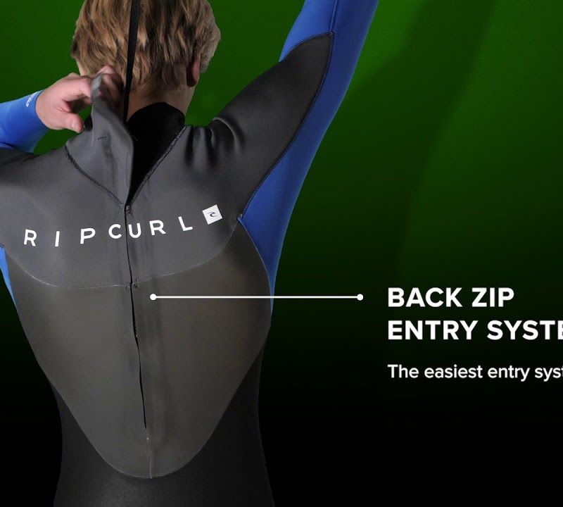 Мъжки скафандър за плуване Rip Curl Omega 5/3 mm GB B/Zip 70 сиво-син 113MFS 4