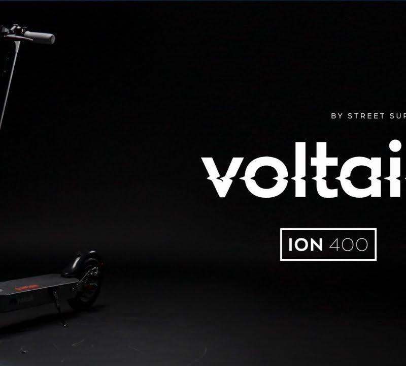 Street Surfing Voltaik Ion 400 електрически скутер сив 11