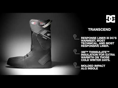 Мъжки ботуши за сноуборд DC Transcend off white/gum 14